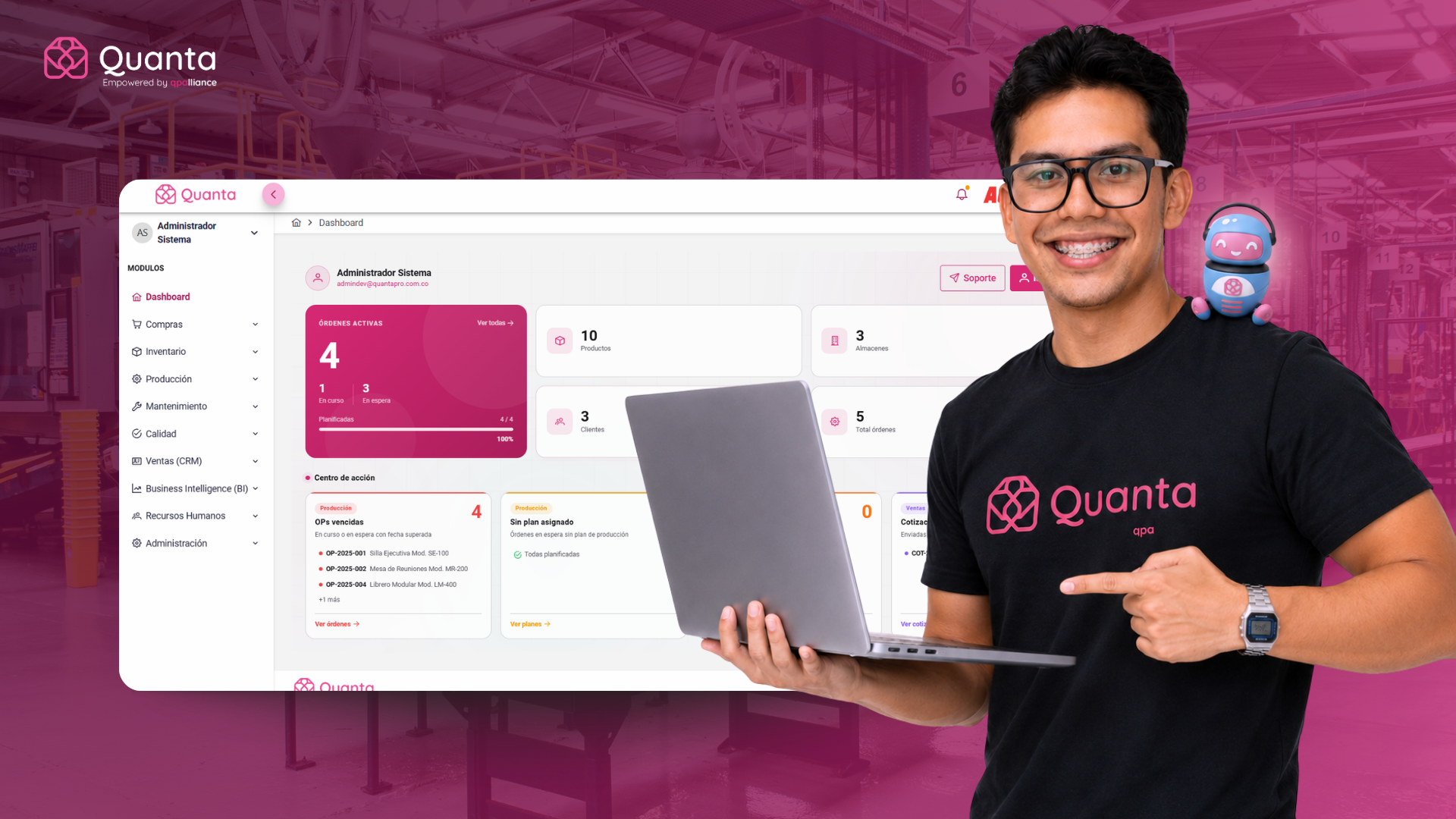 Quanta, un aliado para tu operación industrial